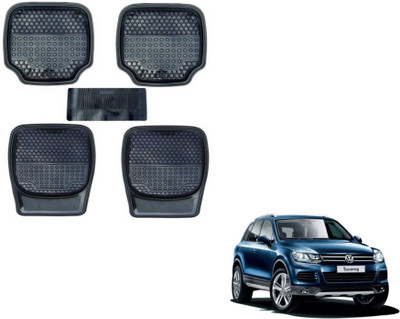 MOCKHE PVC (Polyvinyl Chloride) Standard Mat For  Volkswagen Touareg(Black)