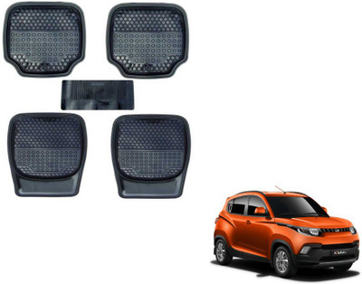 MOCKHE PVC (Polyvinyl Chloride) Standard Mat For  Mahindra KUV 100(Black)