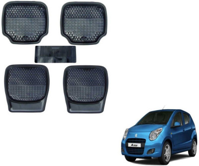 MOCKHE PVC (Polyvinyl Chloride) Standard Mat For  Maruti Suzuki A-Star(Black)