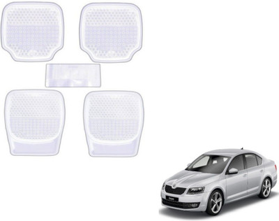 MOCKHE PVC (Polyvinyl Chloride) Standard Mat For  Skoda Octavia(Clear)