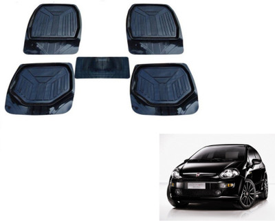 MOCKHE PVC (Polyvinyl Chloride) Standard Mat For  Fiat Punto Evo(Black)