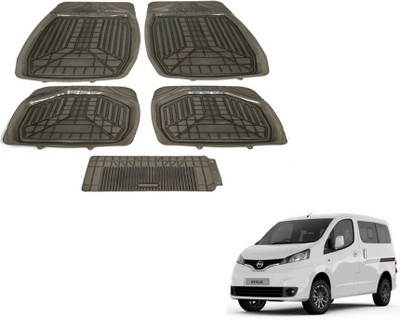 MOCKHE PVC (Polyvinyl Chloride) Standard Mat For  Nissan Evalia(Grey)