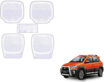 MOCKHE PVC (Polyvinyl Chloride) Standard Mat For  Toyota Etios Cross(Clear)