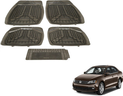 MOCKHE PVC (Polyvinyl Chloride) Standard Mat For  Volkswagen Jetta(Grey)