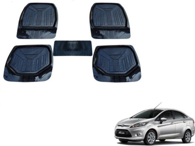 MOCKHE PVC (Polyvinyl Chloride) Standard Mat For  Ford New Fiesta(Black)