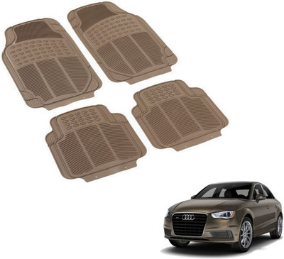 MOCKHE PVC (Polyvinyl Chloride) Standard Mat For  Audi A3(Beige)