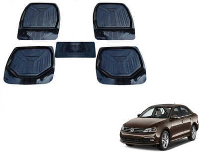 MOCKHE PVC (Polyvinyl Chloride) Standard Mat For  Volkswagen Jetta(Black)