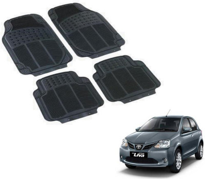 MOCKHE PVC (Polyvinyl Chloride) Standard Mat For  Toyota Etios Liva(Black)
