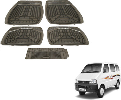 MOCKHE PVC (Polyvinyl Chloride) Standard Mat For  Maruti Suzuki Eeco(Grey)