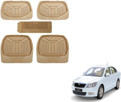MOCKHE PVC (Polyvinyl Chloride) Standard Mat For  Skoda Laura(Beige)