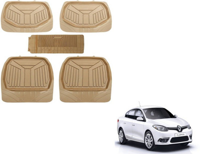 MOCKHE PVC (Polyvinyl Chloride) Standard Mat For  Renault Fluence(Beige)