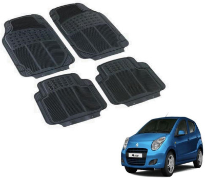 MOCKHE PVC (Polyvinyl Chloride) Standard Mat For  Maruti Suzuki A-Star(Black)