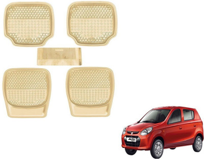 MOCKHE PVC (Polyvinyl Chloride) Standard Mat For  Maruti Suzuki Alto 800(Beige)