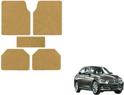 MOCKHE Rubber, Plastic Standard Mat For  BMW 3 Series(Beige)