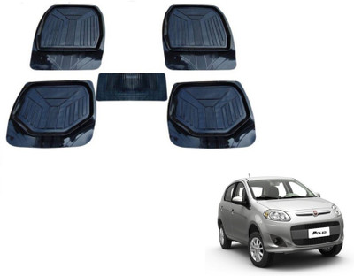 MOCKHE PVC (Polyvinyl Chloride) Standard Mat For  Fiat Palio(Black)