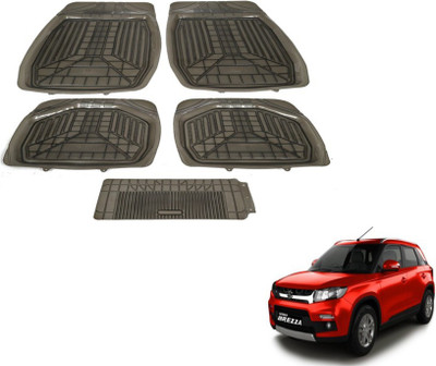 MOCKHE PVC (Polyvinyl Chloride) Standard Mat For  Maruti Suzuki Vitara Brezza(Grey)