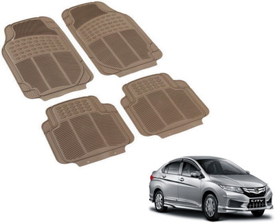 MOCKHE PVC (Polyvinyl Chloride) Standard Mat For  Honda New City(Beige)
