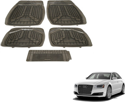 MOCKHE PVC (Polyvinyl Chloride) Standard Mat For  Audi A8(Grey)