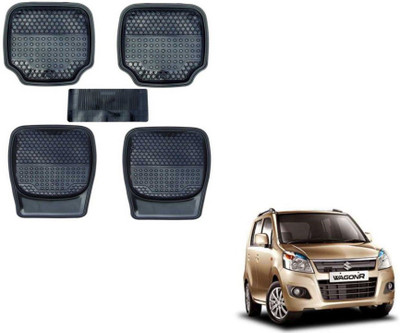 MOCKHE PVC (Polyvinyl Chloride) Standard Mat For  Maruti Suzuki WagonR(Black)