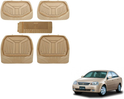 MOCKHE PVC (Polyvinyl Chloride) Standard Mat For  Chevrolet Optra(Beige)