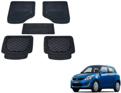 MOCKHE PVC (Polyvinyl Chloride) Standard Mat For  Maruti Suzuki New Swift(Black)