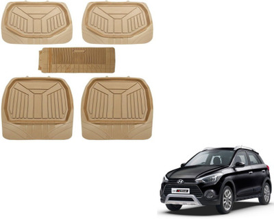 MOCKHE PVC (Polyvinyl Chloride) Standard Mat For  Hyundai i20(Beige)