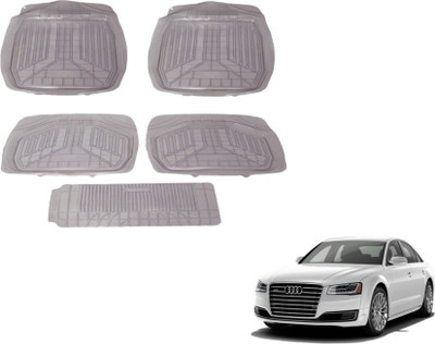 MOCKHE PVC (Polyvinyl Chloride) Standard Mat For  Audi A8(Grey)