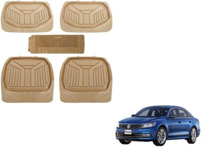 MOCKHE PVC (Polyvinyl Chloride) Standard Mat For  Volkswagen Passat(Beige)