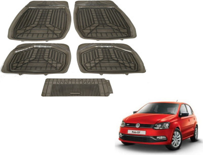 MOCKHE PVC (Polyvinyl Chloride) Standard Mat For  Volkswagen Polo GT(Grey)