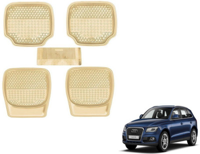 MOCKHE PVC (Polyvinyl Chloride) Standard Mat For  Audi Q5(Beige)