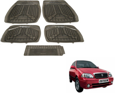 MOCKHE PVC (Polyvinyl Chloride) Standard Mat For  Maruti Suzuki Esteem(Grey)