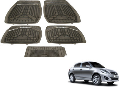 MOCKHE PVC (Polyvinyl Chloride) Standard Mat For  Maruti Suzuki New Dzire(Grey)