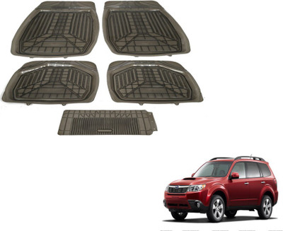MOCKHE PVC (Polyvinyl Chloride) Standard Mat For  Chevrolet Forester(Grey)