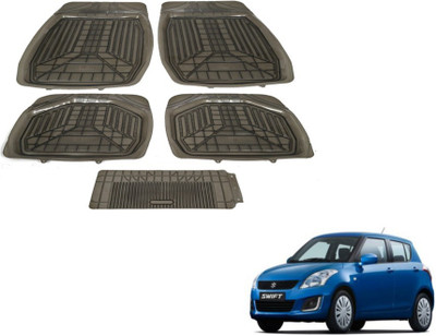 MOCKHE PVC (Polyvinyl Chloride) Standard Mat For  Maruti Suzuki New Swift(Grey)