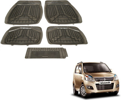 MOCKHE PVC (Polyvinyl Chloride) Standard Mat For  Maruti Suzuki WagonR(Grey)