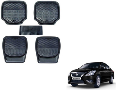 MOCKHE PVC (Polyvinyl Chloride) Standard Mat For  Nissan Sunny(Black)