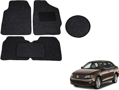 MOCKHE Fabric Standard Mat For  Volkswagen Jetta(Black)