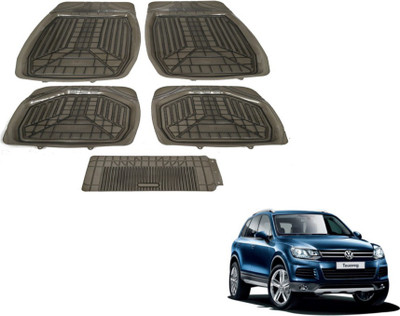 MOCKHE PVC (Polyvinyl Chloride) Standard Mat For  Volkswagen Touareg(Grey)
