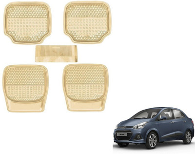 MOCKHE PVC (Polyvinyl Chloride) Standard Mat For  Hyundai Xcent(Beige)