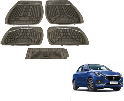 MOCKHE PVC (Polyvinyl Chloride) Standard Mat For  Maruti Suzuki New Dzire(Grey)