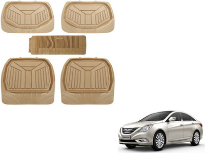 MOCKHE PVC (Polyvinyl Chloride) Standard Mat For  Hyundai Sonata Embera(Beige)