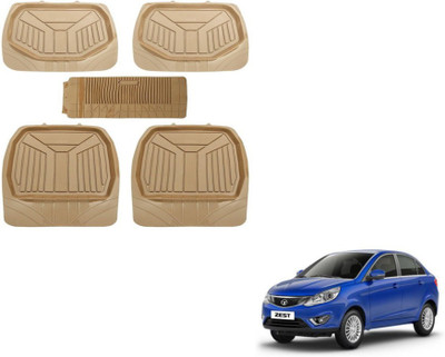 MOCKHE PVC (Polyvinyl Chloride) Standard Mat For  Tata Zest(Beige)