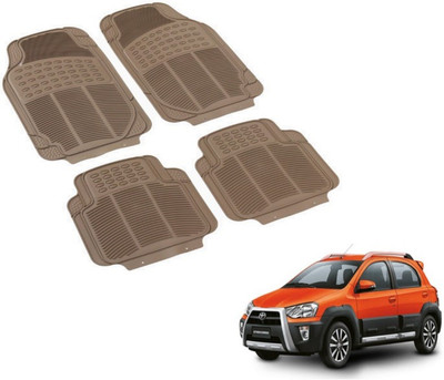 MOCKHE PVC (Polyvinyl Chloride) Standard Mat For  Toyota Etios Cross(Beige)