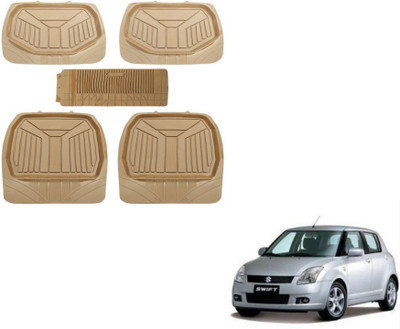 MOCKHE PVC (Polyvinyl Chloride) Standard Mat For  Maruti Suzuki Swift(Beige)
