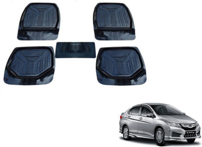 MOCKHE PVC (Polyvinyl Chloride) Standard Mat For  Honda New City(Black)