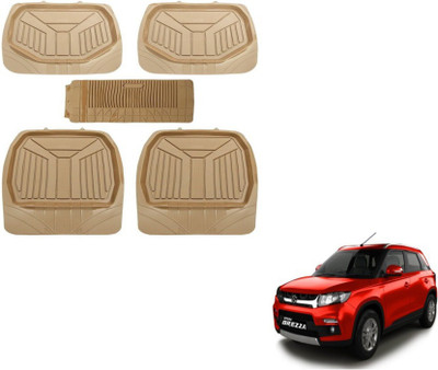 MOCKHE PVC (Polyvinyl Chloride) Standard Mat For  Maruti Suzuki Vitara Brezza(Beige)