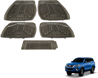 MOCKHE PVC (Polyvinyl Chloride) Standard Mat For  Toyota Fortuner(Grey)