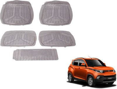 MOCKHE PVC (Polyvinyl Chloride) Standard Mat For  Mahindra KUV 100(Clear)