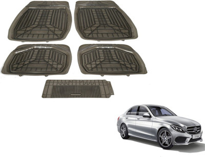 MOCKHE PVC (Polyvinyl Chloride) Standard Mat For  Mercedes Benz C-Class(Grey)