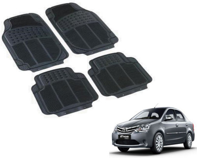 MOCKHE PVC (Polyvinyl Chloride) Standard Mat For  Toyota Etios(Black)